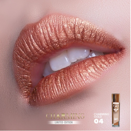 ลิปสติก เมทัลลิค สี Charming Gold